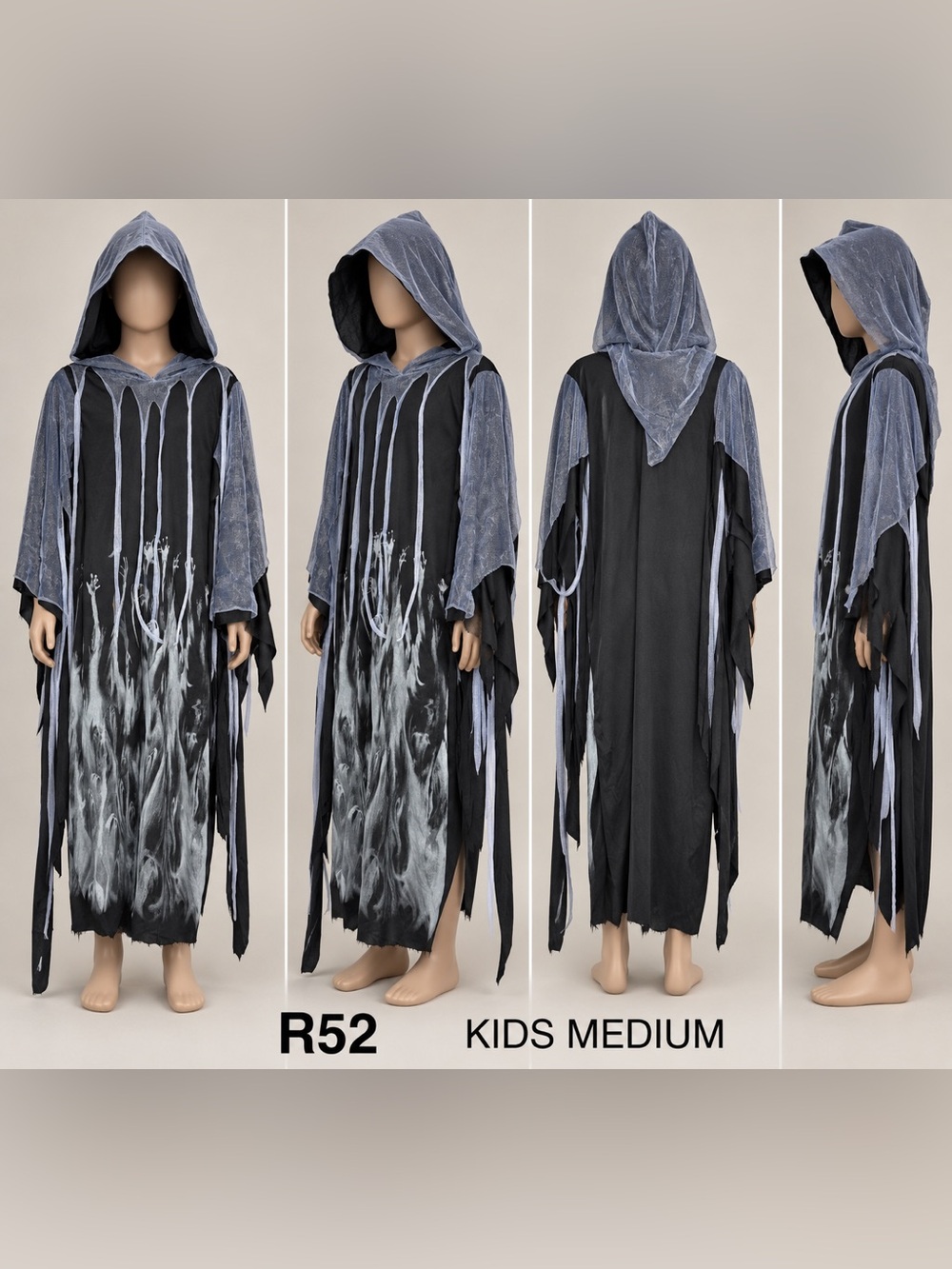 California Costumes Grim Reaper Costume Boys Medium NWT